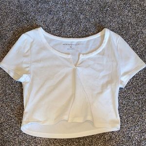 White Crop Top